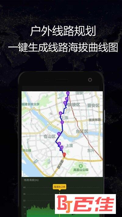 GPS实时海拔卫星地图