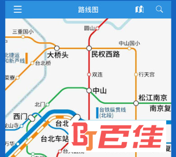 台湾铁路线图