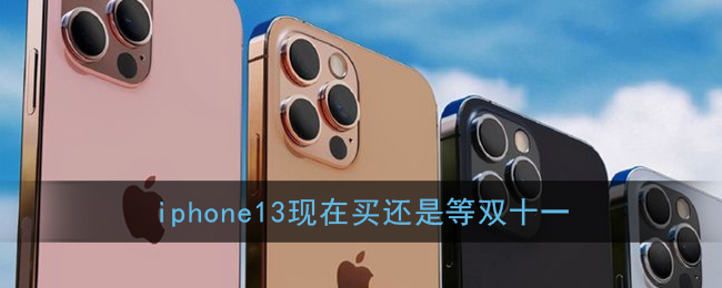 iphone13现在买还是等双十一