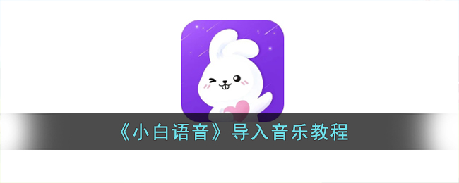 小白语音导入音乐教程