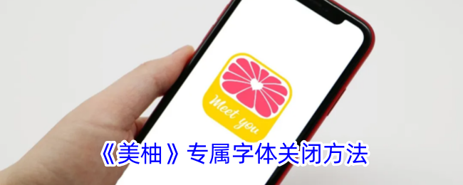 美柚专属字体关闭方法是什么